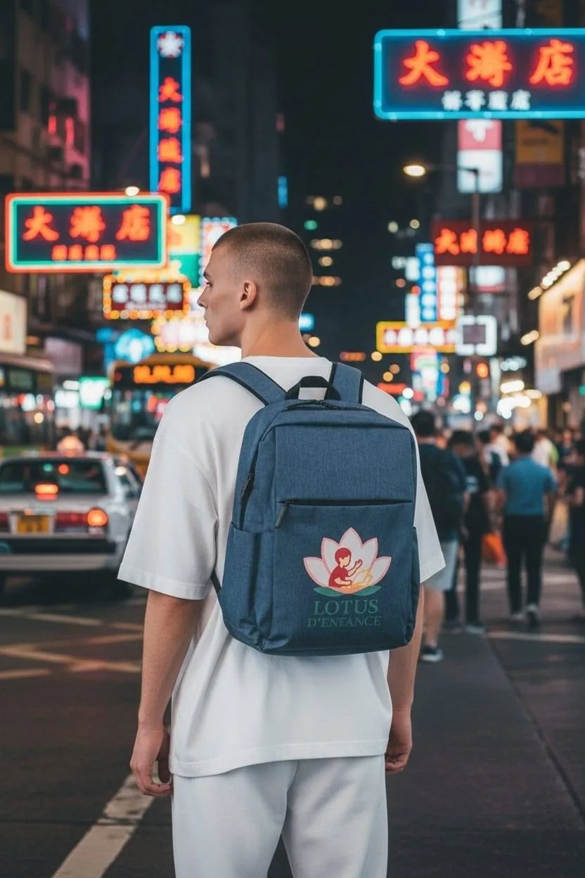 Sac à dos bleu